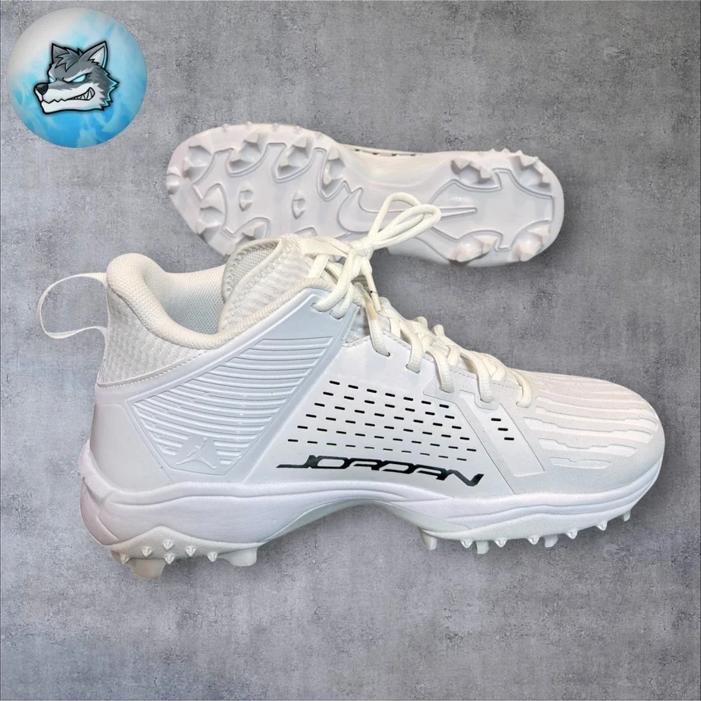 Air Jordan Force Savage 3 Football Cleats White PE Issued Men Size 14 IF2981-100